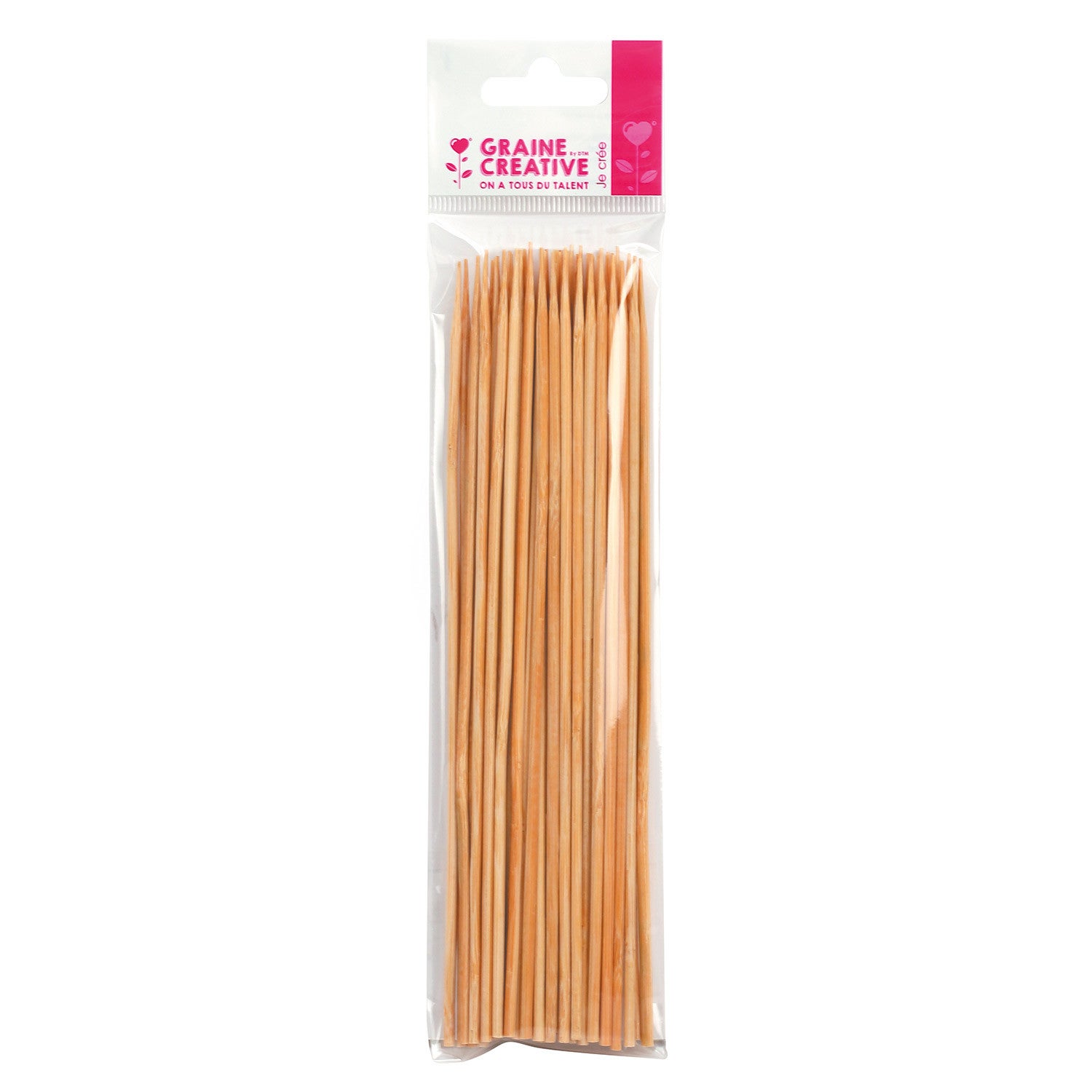 Bastoncini In Bambù Per Piante 150 Cm - 50 Pezzi, Diametro 10-17 Mm, Colore Naturale
