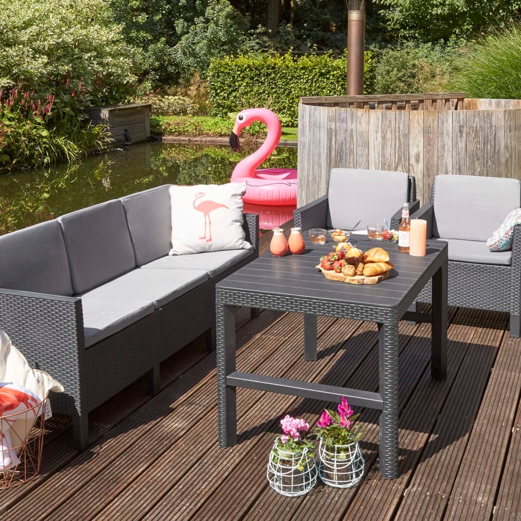 Keter Tavolino da Giardino Lyon Grafite 232300 - 5