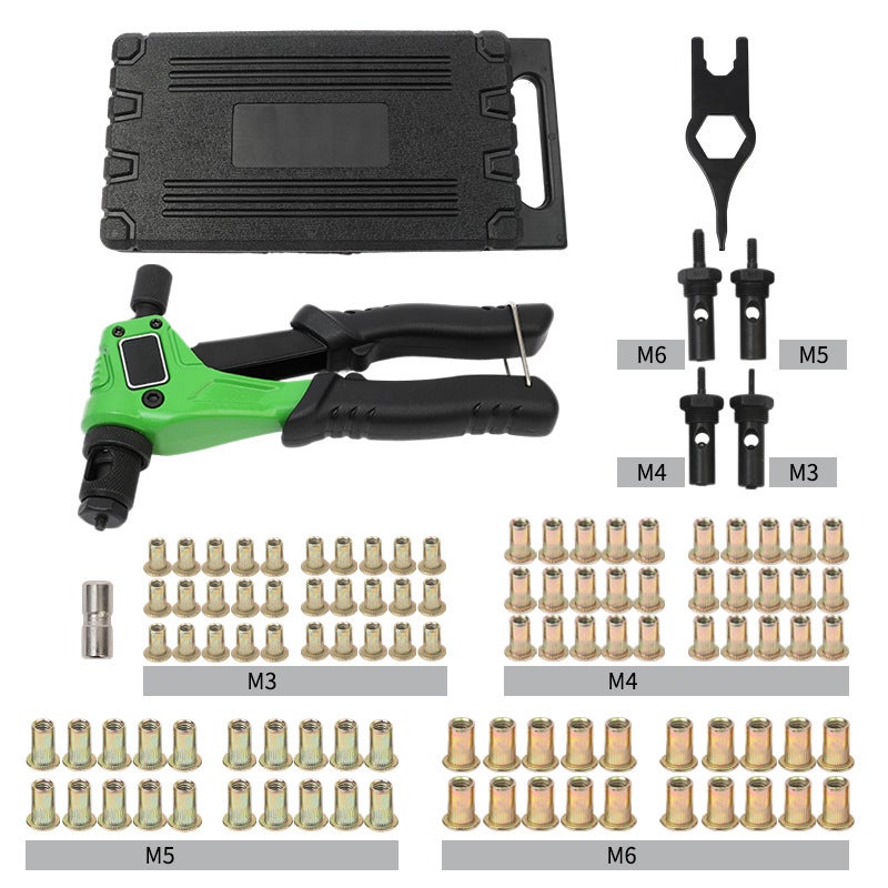 Outil Rivet Pistolet à rivet M3 M4 M5, M6 - 25,4 cm - Riveter manuel - Outils de ...
