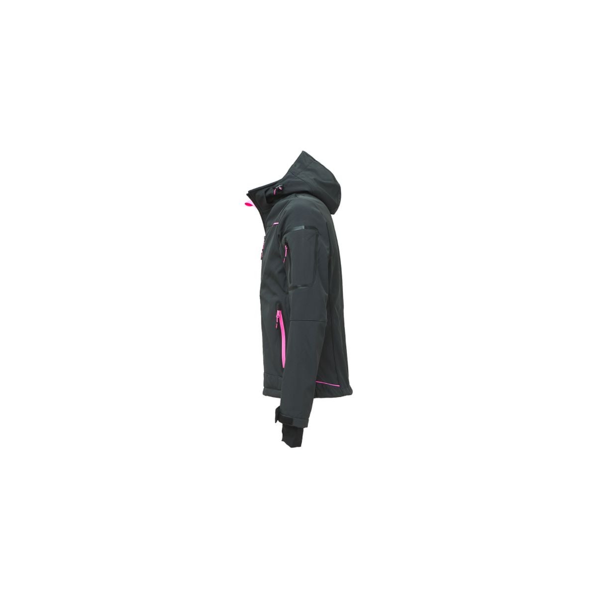 Veste Softshell de travail Space Lady Gris Fushia - U Power - Taille XL - 3