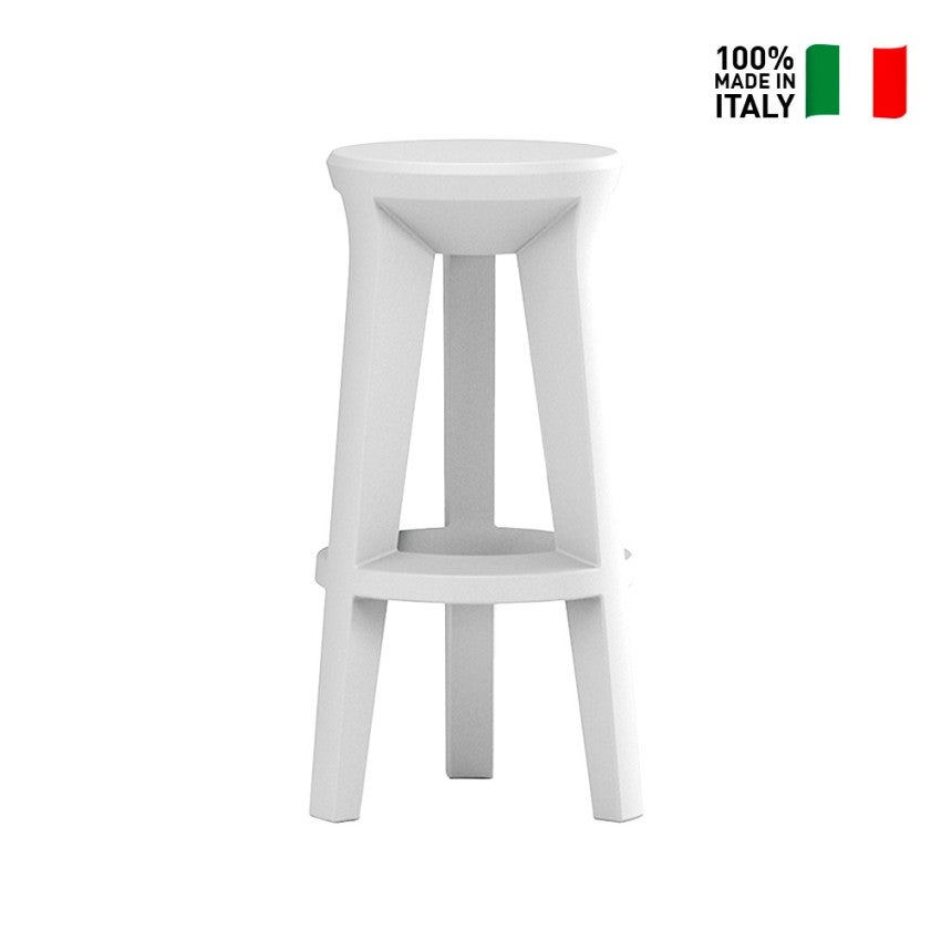 Tabouret de bar 74cm design moderne minimal poliéthylène Frozen S1-R ...