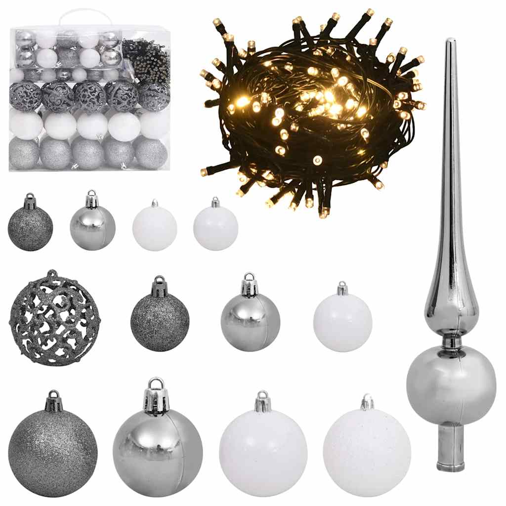 Sapin de Noël artificiel avec 300 LED Vert 180 cm PE et PVC vidaXL - 7