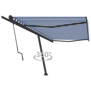 Tenda Da Sole Laterale Retrattile Blu 140x300 Cm | Leroy Merlin - Foto 3