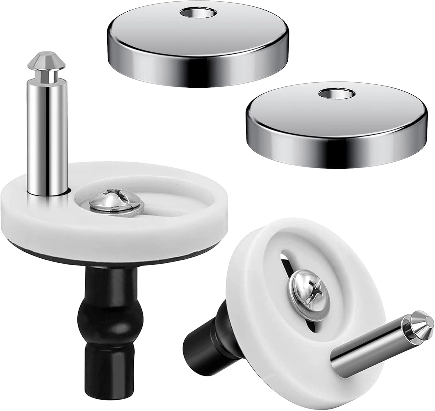 Kit Fissaggio Universale Per Sedile WC – Viti In Acciaio Inox, Bulloni Di Espansione – 3 Paia - 2