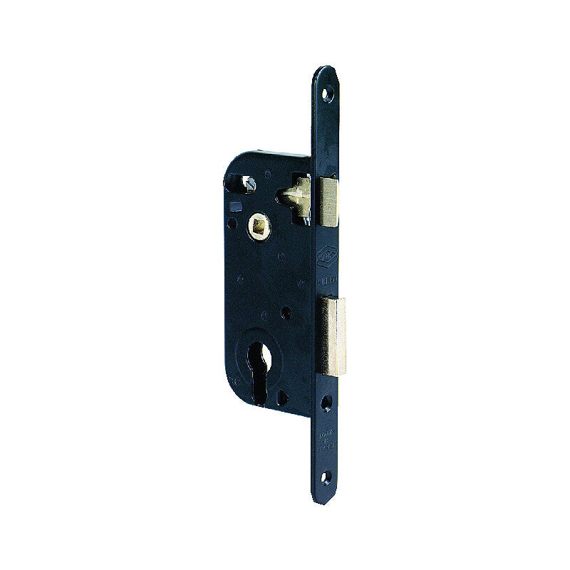 Serrure à larder noire gauche à fouillot - Clé I - Axe à 40 mm - multibat standard - JPM - 3