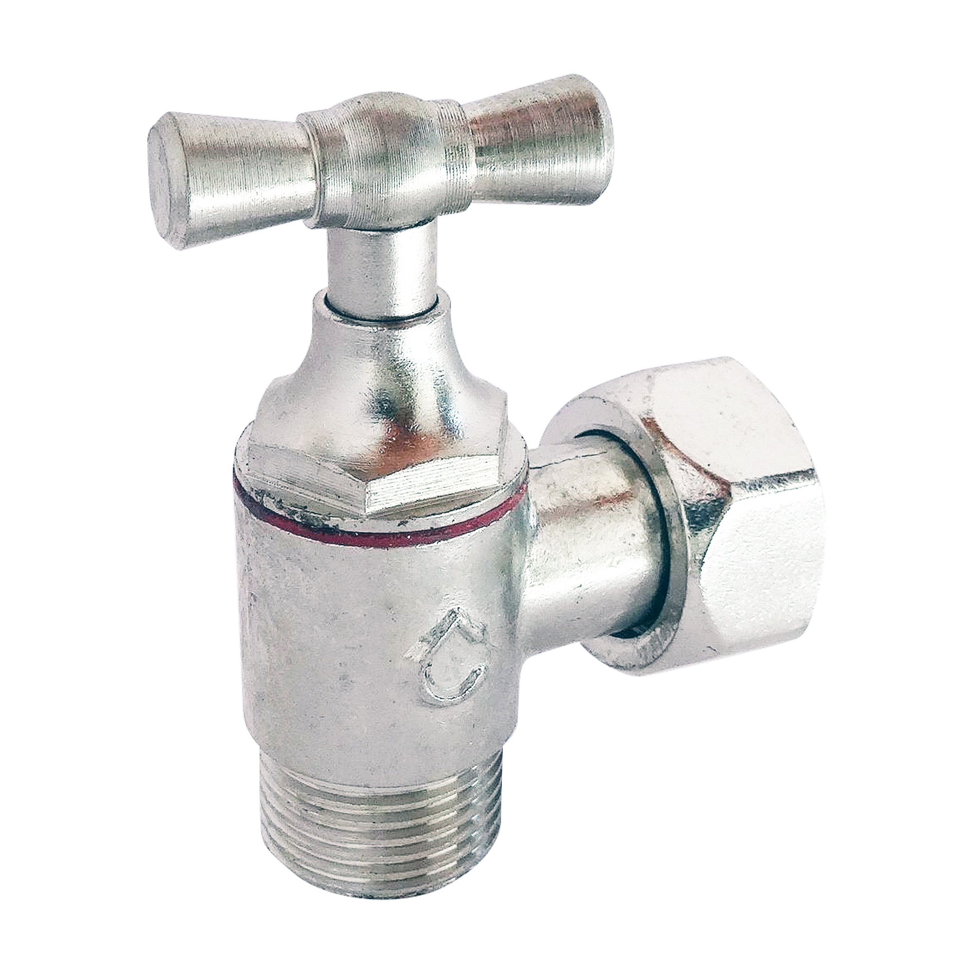 Robinet d'arrêt équerre pour WC - 3/8