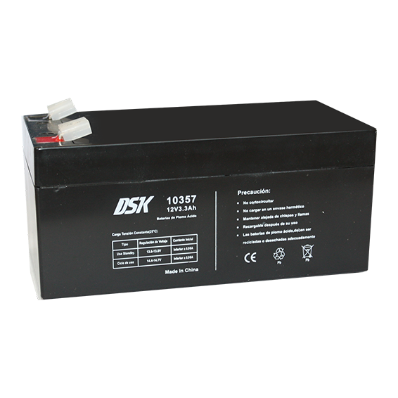 DSK Batteria al piombo AGM sigillata VRLA 12V 3,3Ah