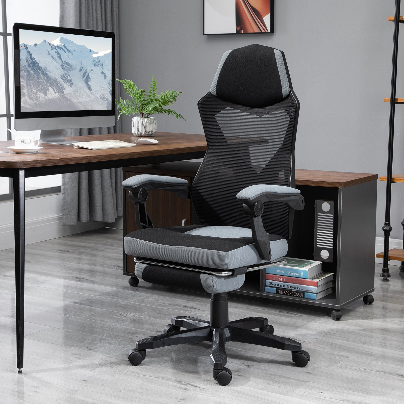 fauteuil de bureau Tissus Vinsetto - 2