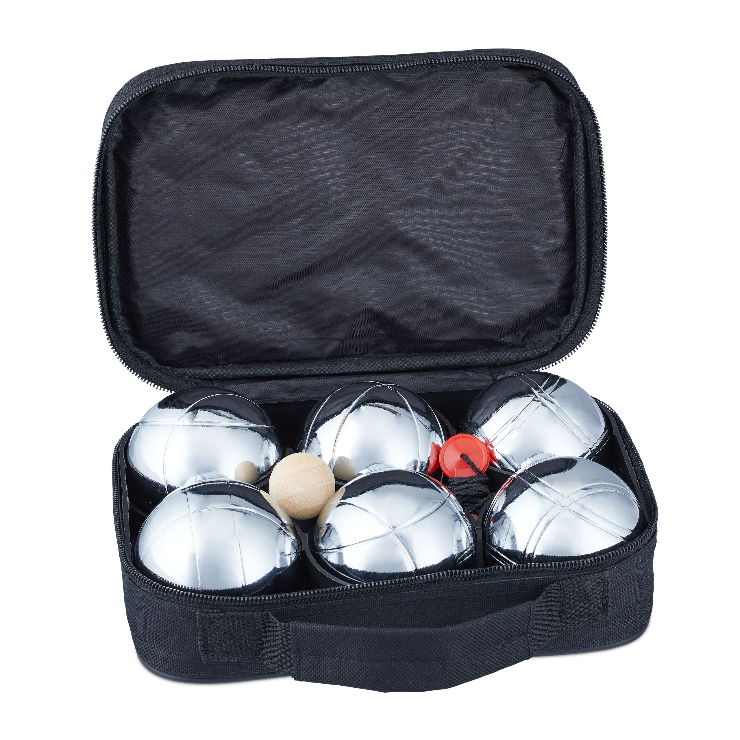 Set da 12 Sfere Natalizie Brillantate Argento da 8 cm Set da 12 Sfere Natalizie Brillantate Argento da 8 cm