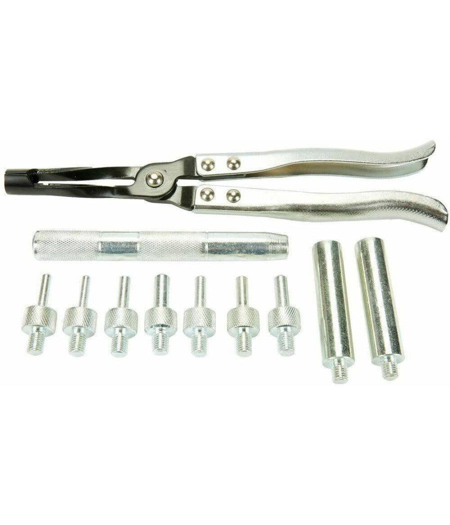 Trade Shop - Kit 11pz Sostituzione Rimozione Installazione Valvole Stelo Adattatori Art.00112 - - 2