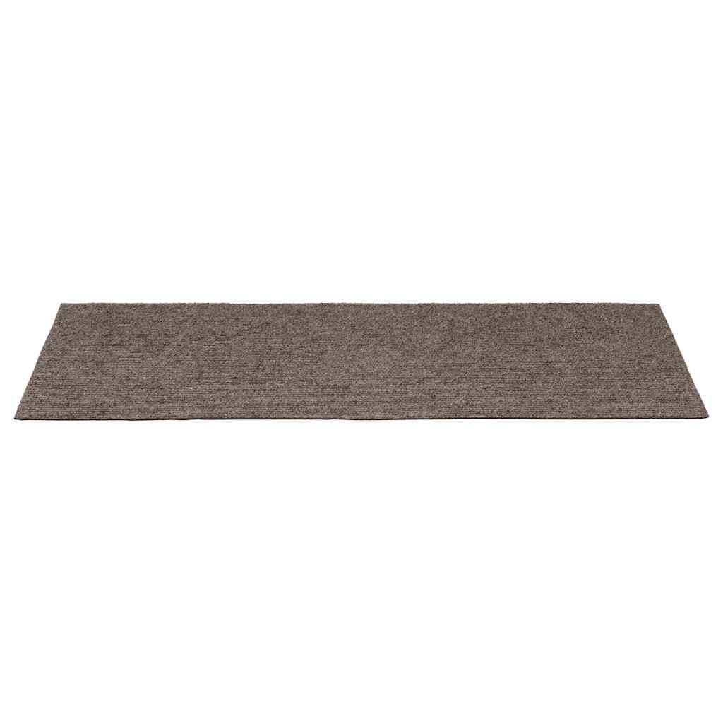 Tapis d'escalier auto-adhésifs 30 pcs | Paillasson d'escalier | Tapis de marche crème 60x25 cm CFW980141 - 4