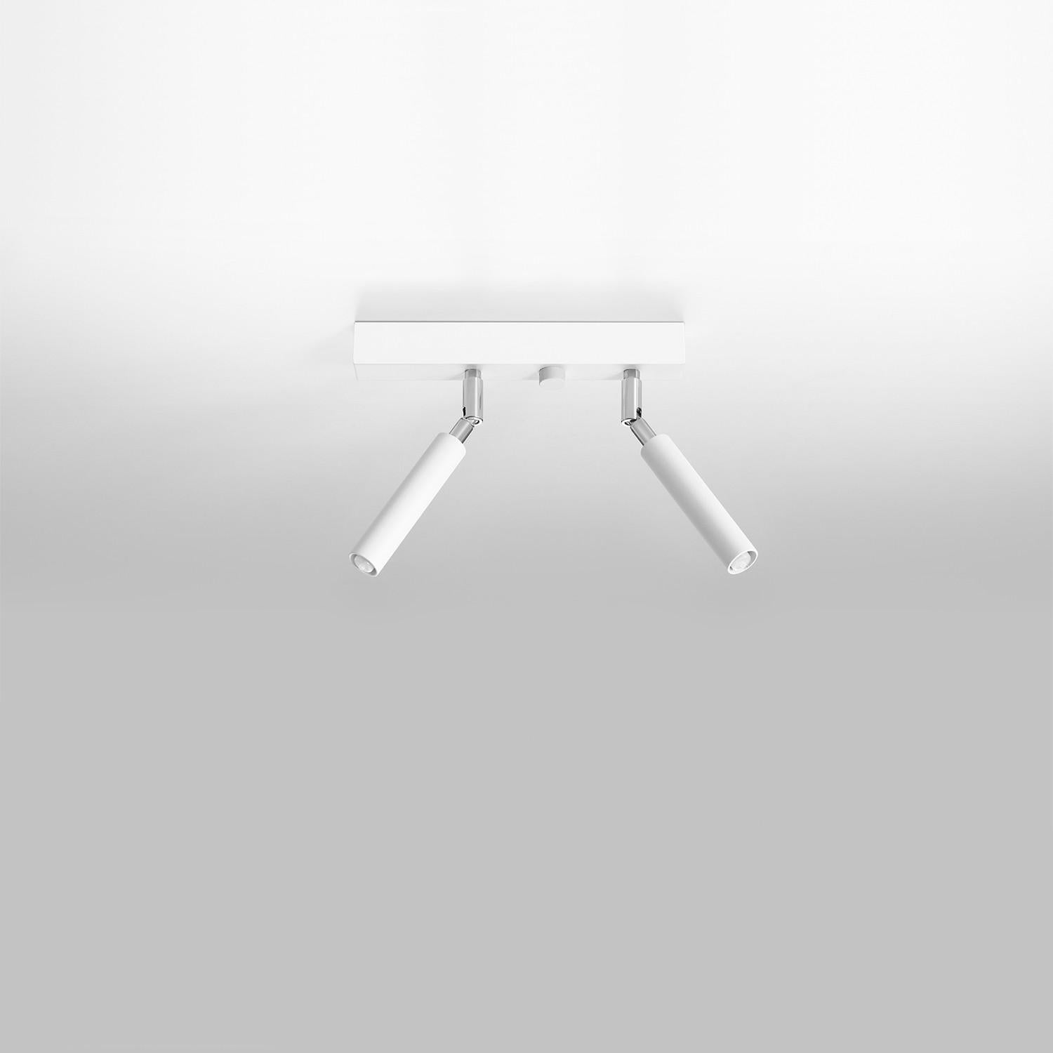 Reflektor sufitowy spot natynkowy Eyetech listwa biały chromowany 2xG9x12W wym: 25 x 3 cm metal Sollux Lighting