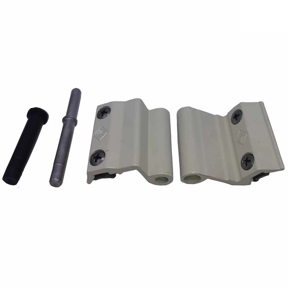 Cerniera piana per infissi in alluminio R40 destra e sinistra art. 9616.3 avorio RAL1013 - 3