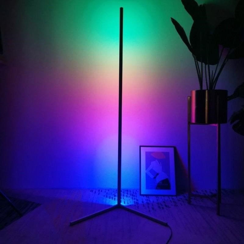 Lampe sur Pied Connectée WiFi RGBW 142cm avec Télécommande - SILAMP - 5