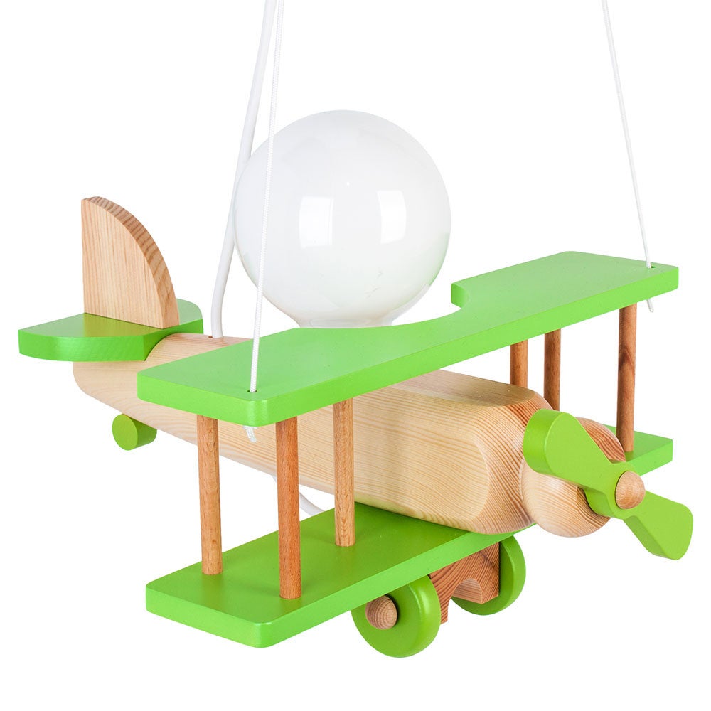 Suspension Tosel avion en bois - Décoration