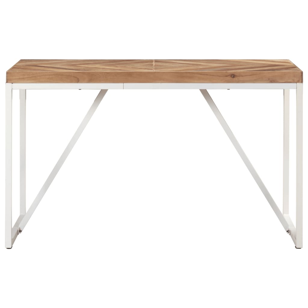 Table de salle à manger | Table à dîner 120x60x76 cm Bois solide d ...