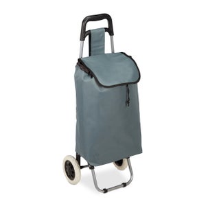 Chariot De Courses Pliable Euroweb - Panier Avec Roulettes Et Poignée - Neuf