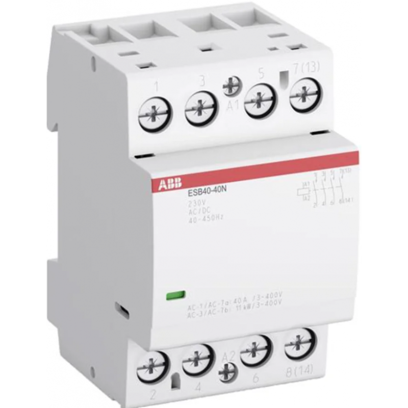Contattore Modulare ABB EN 40-30 – 230V AC/DC 40-450 Hz – EL8249 – Prodotto In Germania