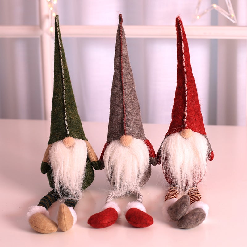 naine romantique – 2 pièces de décorations de Saint-Valentin, Mr. et Mme en peluche faite à la main Tomte scandinave Tomte, décoration de bureau