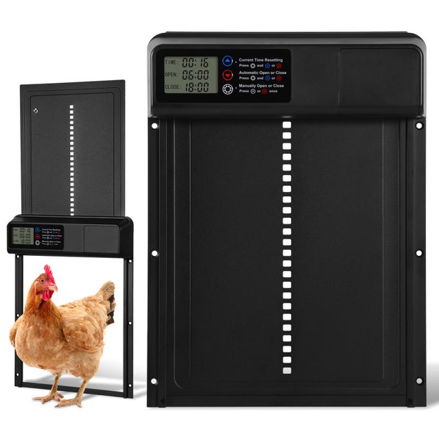 Aluminum Puerta Gallinero Automática Solar, MASTERFUN Puertas