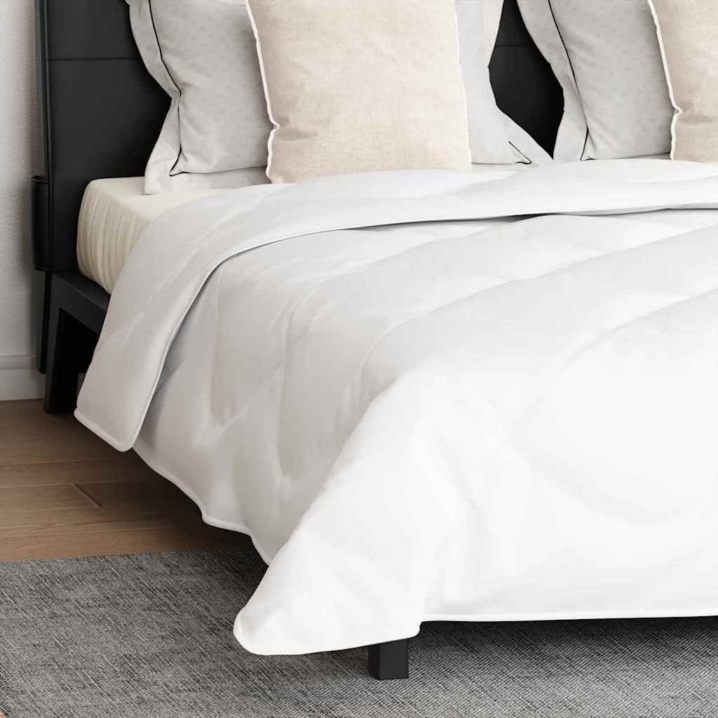 Couette avec oreiller 3 pcs | Duvet Blanc 200 x 220 cm Microfibre - 5