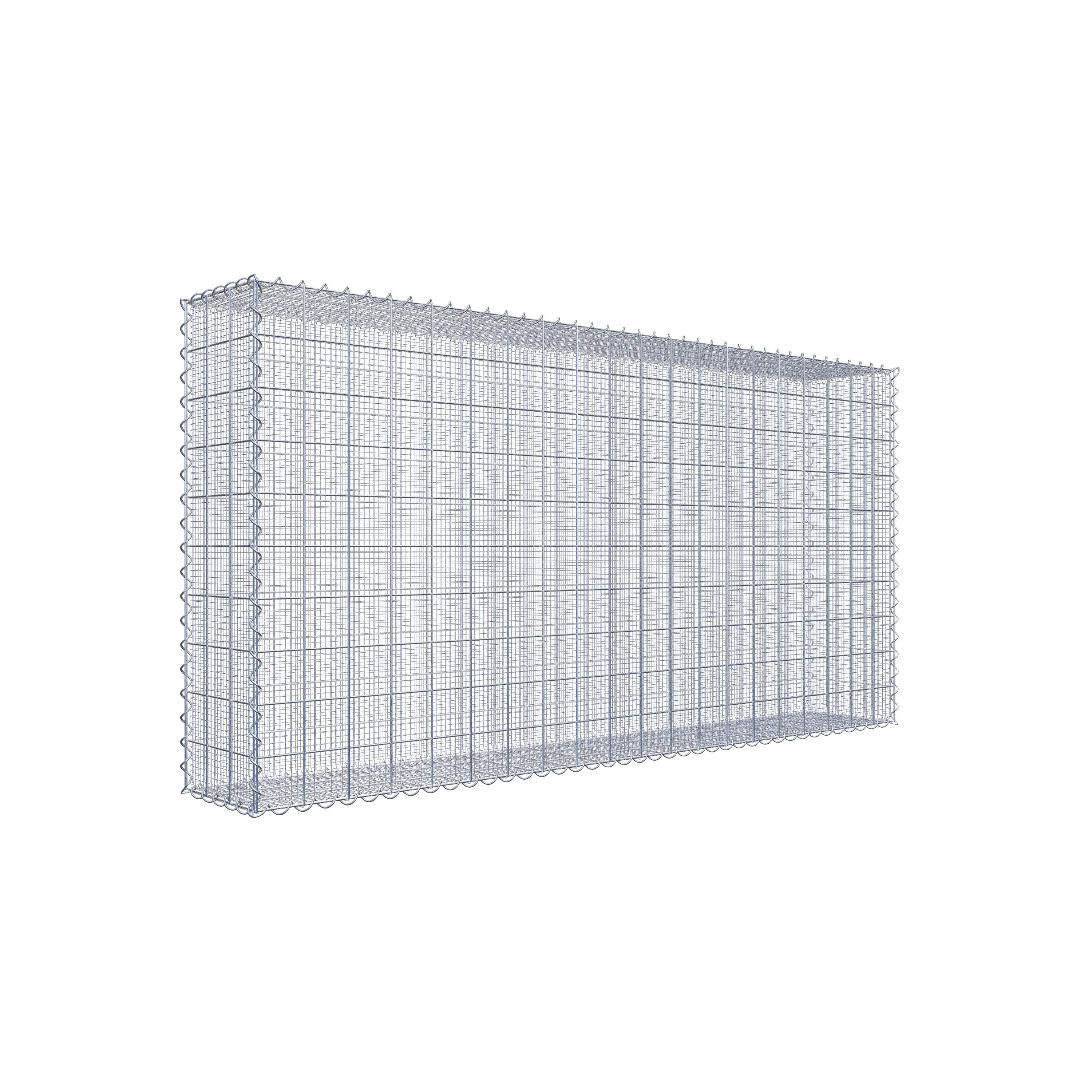 GABIONA Gabbione Maglia 10x10 Cm - 100x30 Cm, Rivestimento Galvanizzato Resistente - 6