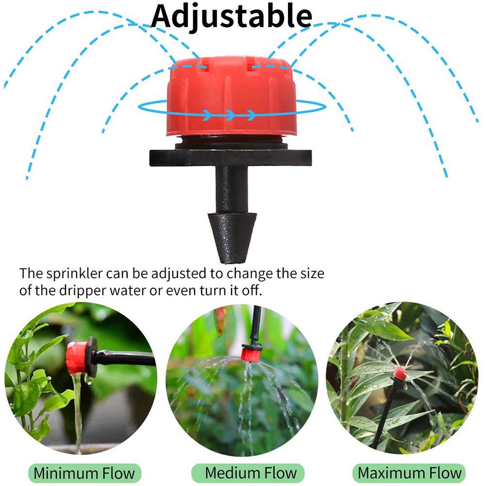 Système d'irrigation de Jardin, kit d'irrigation Goutte à Goutte de 30 m, kit de Buses d'irrigation Goutte à Goutte à Goutte pour Plantes - 3