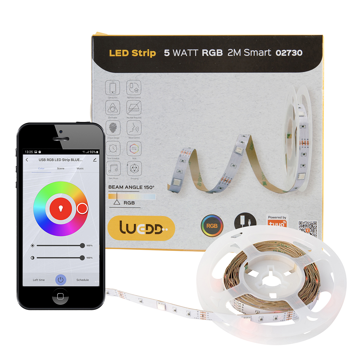 Striscia LED Neon Smart 2 Metri - RGB, Controllo App E Musica, Luci Ambiente - Foto 9