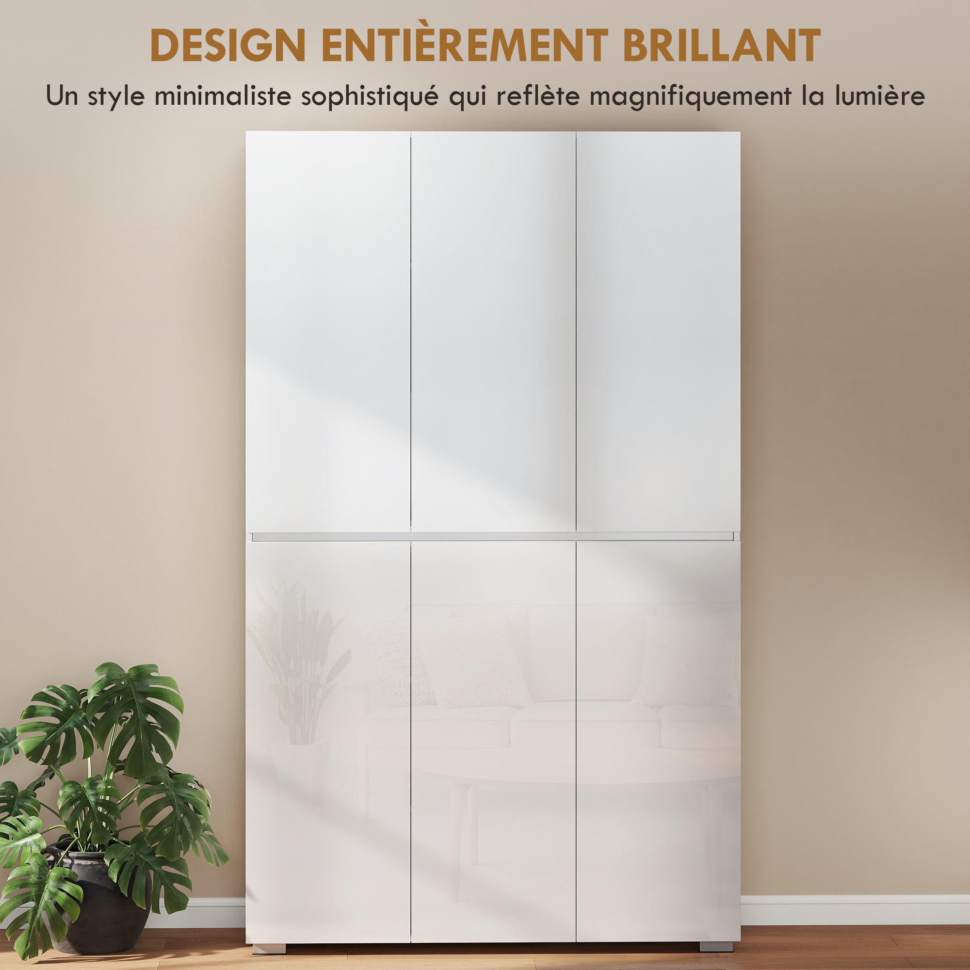Armoire de cuisine MDF HOMCOM - 4
