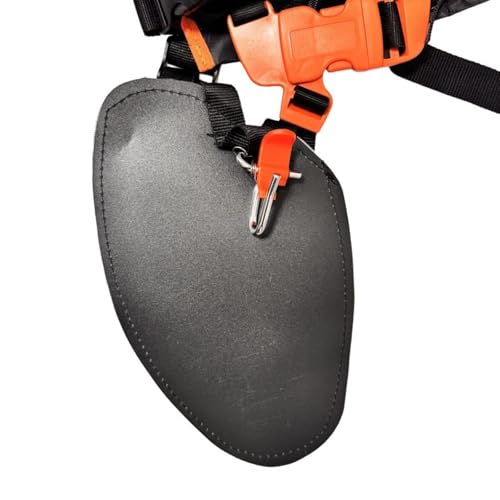 Bretelles d'épaule réglables et épaissies pour tondeuses à gazon, taille-haies et tondeuses à gazon ; bretelles de tondeuse à gazon, orange-2. - 5