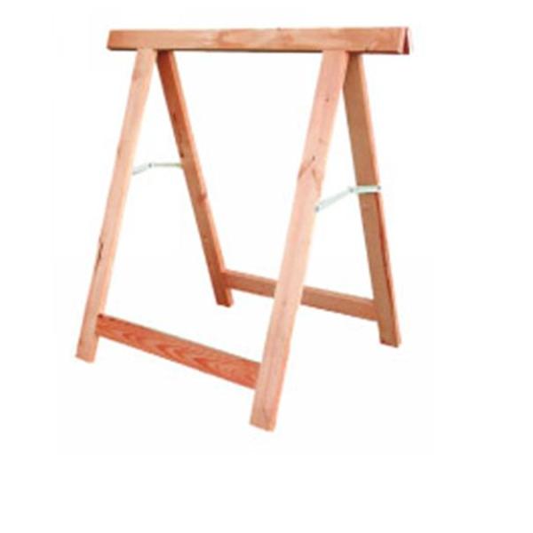 Caballete artesano de madera maciza 80x80cm Leroy Merlin