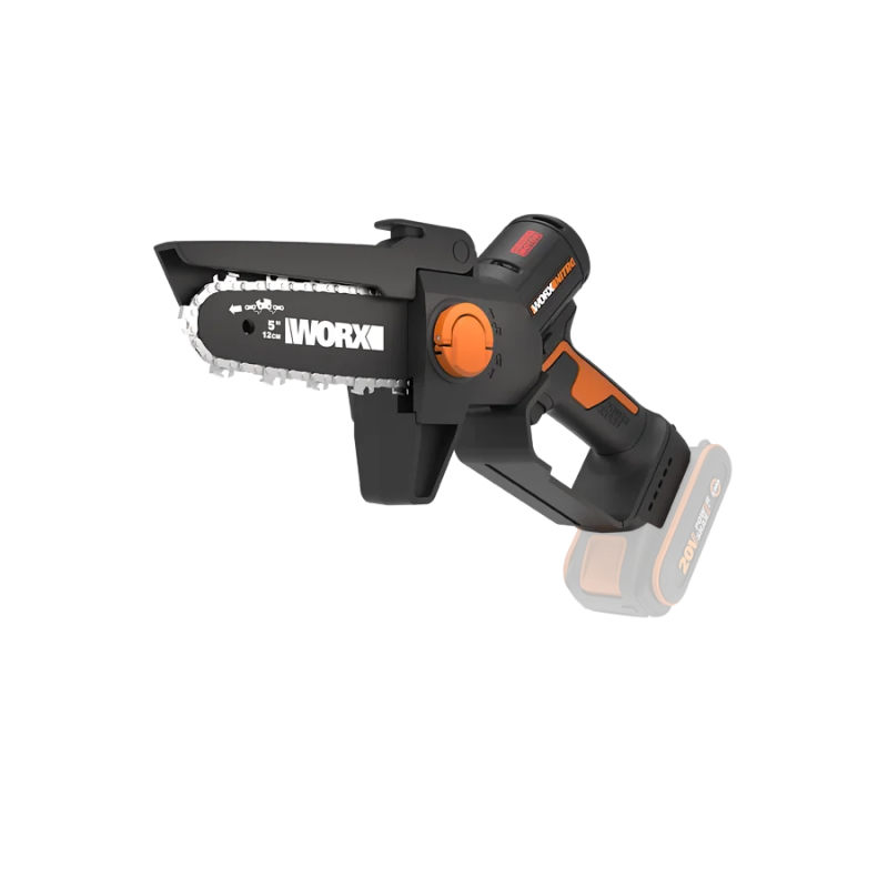 Motosega Potatore a Batteria WG325E.9 20V Brushless Solo Corpo Barra 12 cm - Worx Nitro - 6
