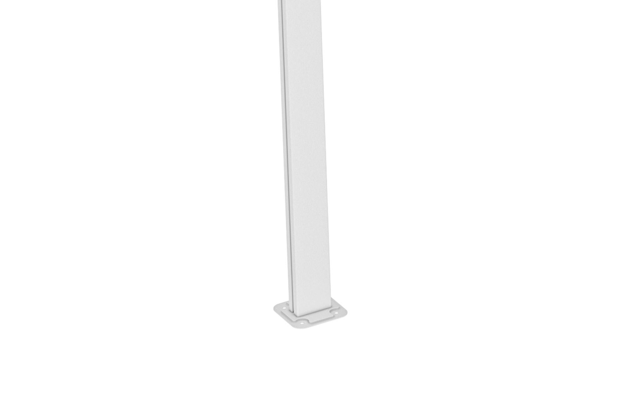Pergola adossée Blanc en Aluminium 13.5 m² - 8