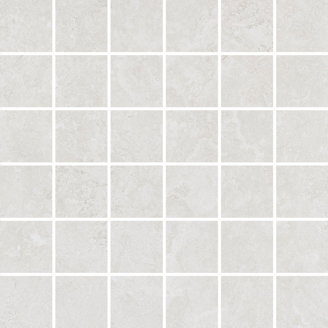 Silver Cross Bianco - Travertino Mosaico - Piastrelle 5x5 cm Mosaic 9 mm - ITC 9000 5x5 MOSAIC 9 mm - 4