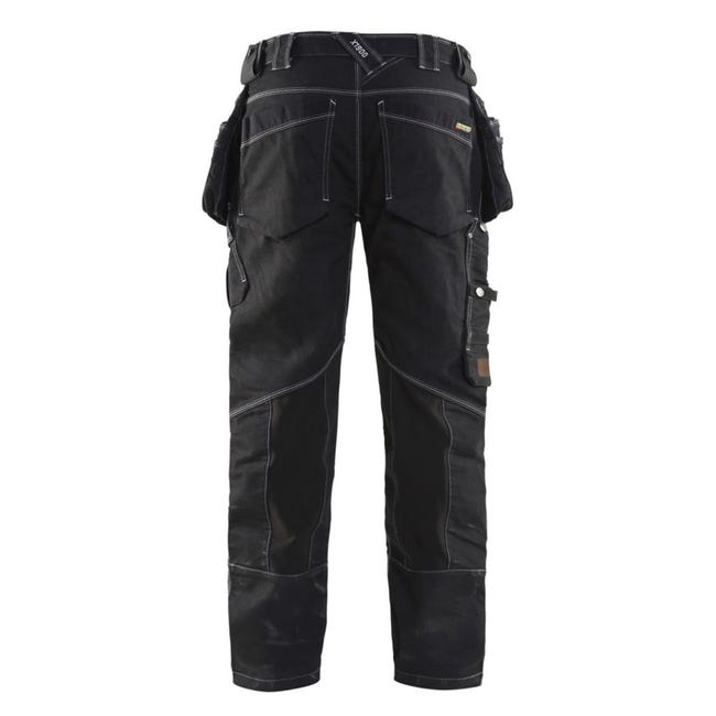 Pantalón de trabajo elástico X1900 Negro 40 199011419900C46