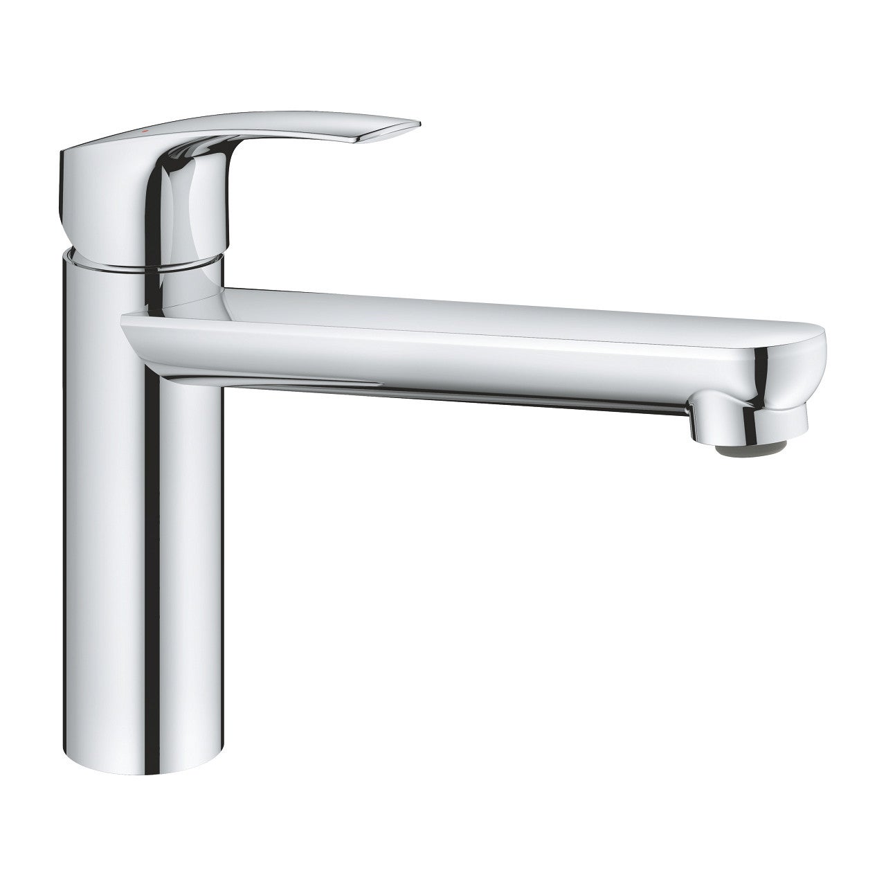 Grohe Eurosmart single-lever sink mixer, 222mm projection, medium-high, for front-window installation, swivelling, 30617000