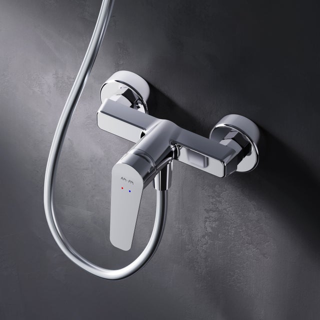 Mitigeur mécanique de douche Robinet de douche Chromé, Hit FTA20000 AM.PM