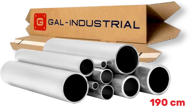 Rura Aluminiowa Okrągła 14x1mm fi 14 190cm Rurka Aluminium+Cięcie na wymiar