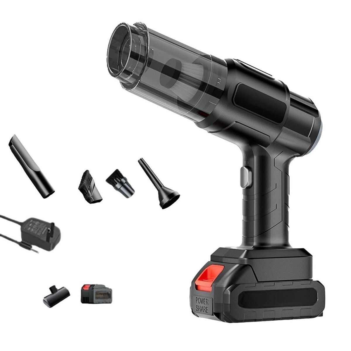 Coovee Aspirapolvere, aspirapolvere manuale 3-in-1 aspirapolvere a bat