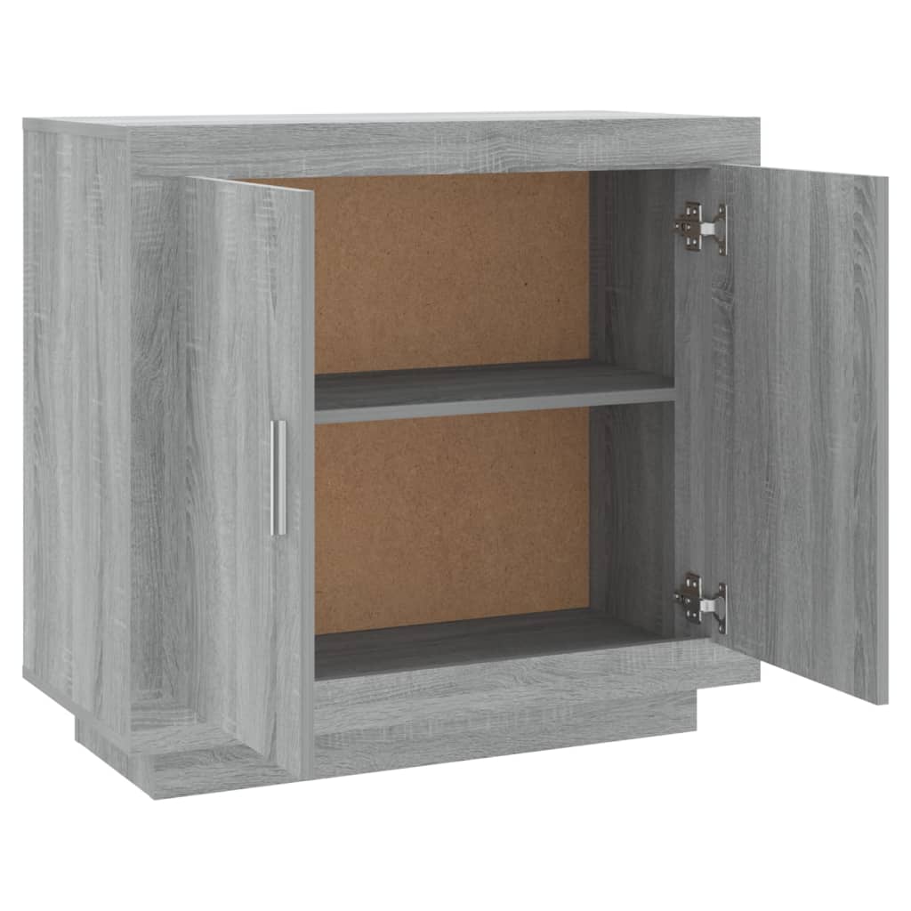 Buffet Sonoma gris 80x40x75 cm Bois d'ingénierie - 6