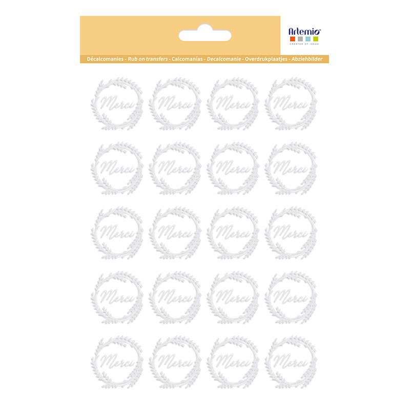Décalcomanies Chiffres Blancs INTERDECAL - Taille 55x40mm - Pour Modélisme, Maquettes