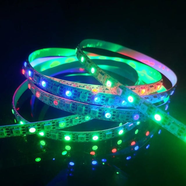 Nastro LED RGBW Wifi DC12V 60 LED/m 2m + adattatore di rete e controller Wifi - Bianco caldo 2300K - 3500K - SILAMP