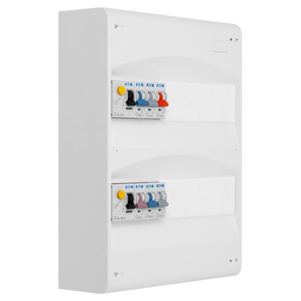Tableau électrique étanche nu 2 rangées 17 Modules IP Ohmtec, Coffrets