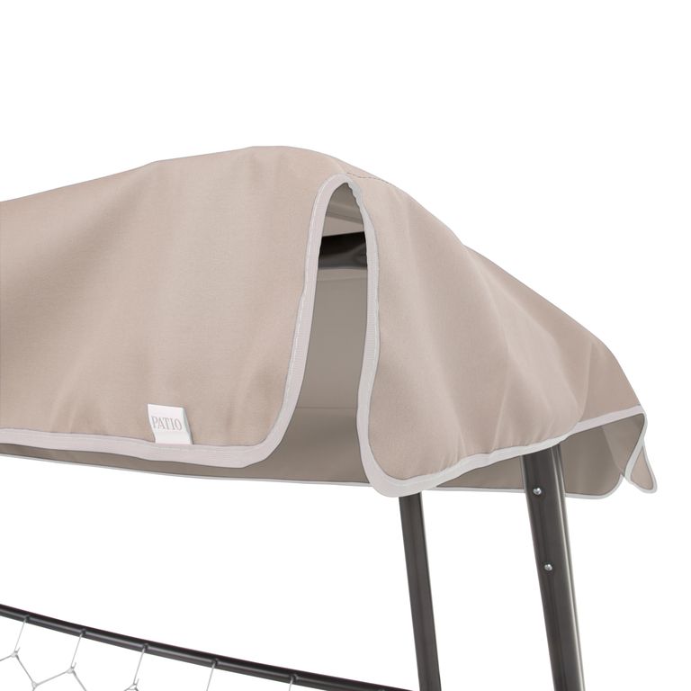 Daszek do huśtawki ogrodowej 214 x 122 cm cappuccino PATIO - 5