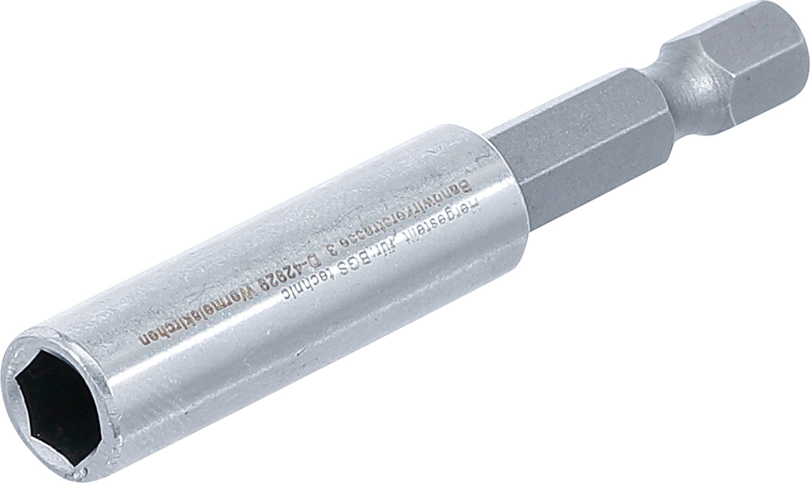 BGS Magnetyczny uchwyt do bitów bardzo mocny napęd sześciokątny zewnętrzny 6,3 mm (1/4") 60 mm - 1727
