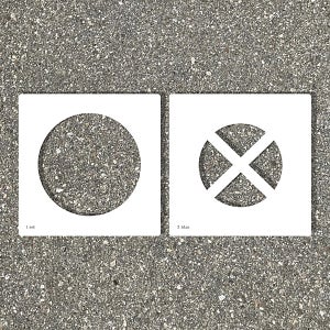 Guida per l'indirizzamento delle buste Modelli di stencil Modelli di