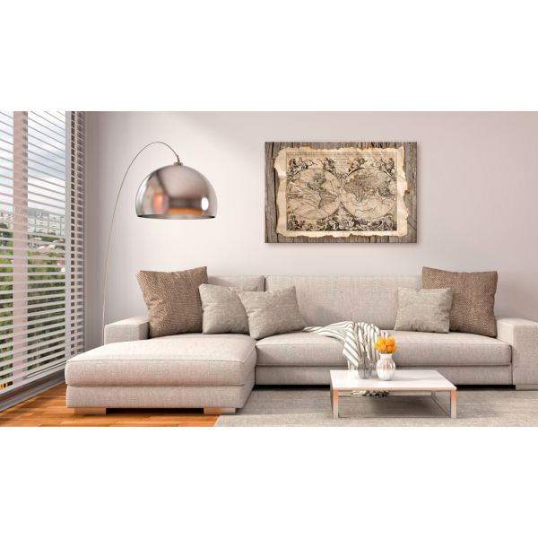 Tableau Cartes du monde The Map of the Past 120x80 cm - 2