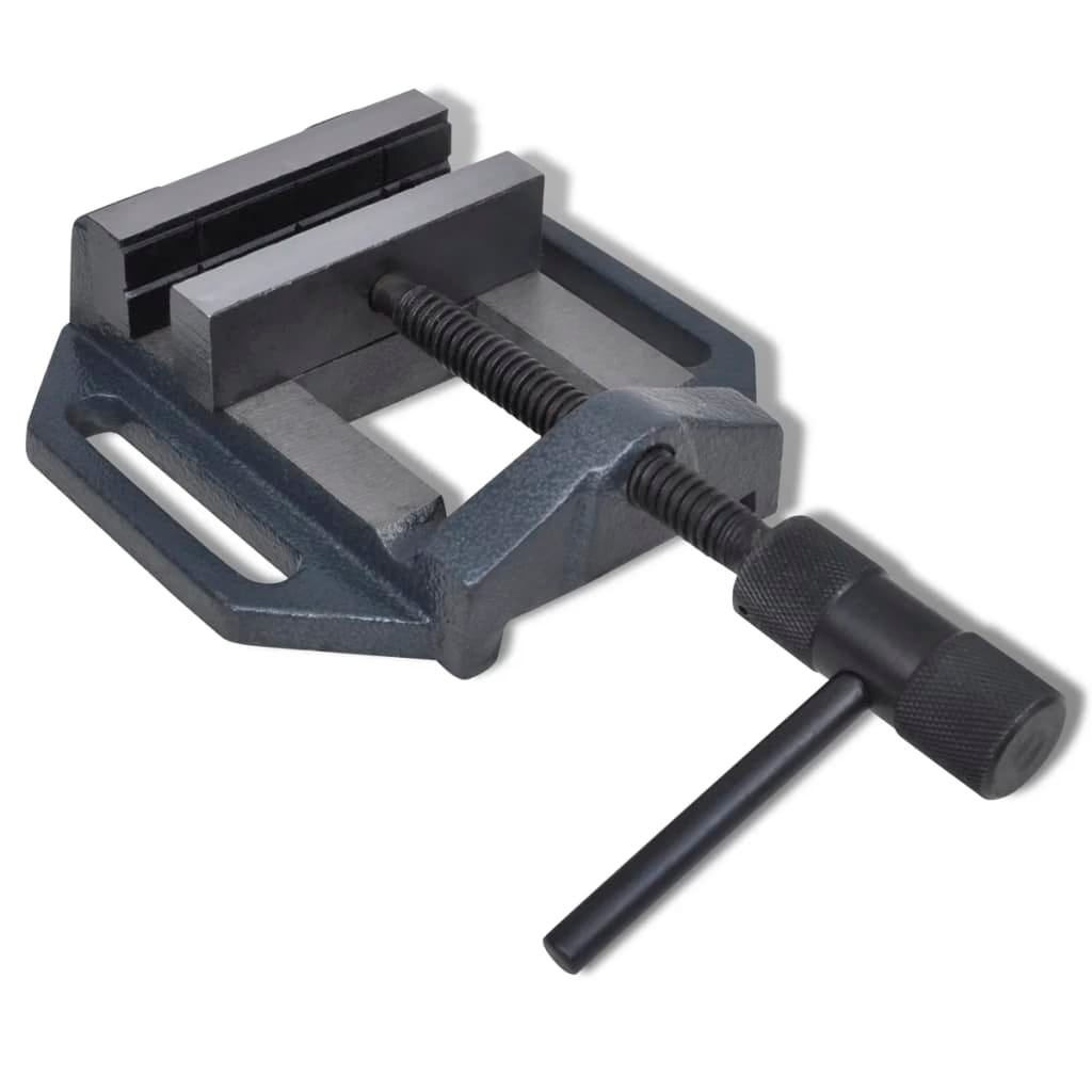 Wolfcraft 3423000 Etau Pour Machines - Ouverture 80 Mm - Force De Serrage 300 Kg