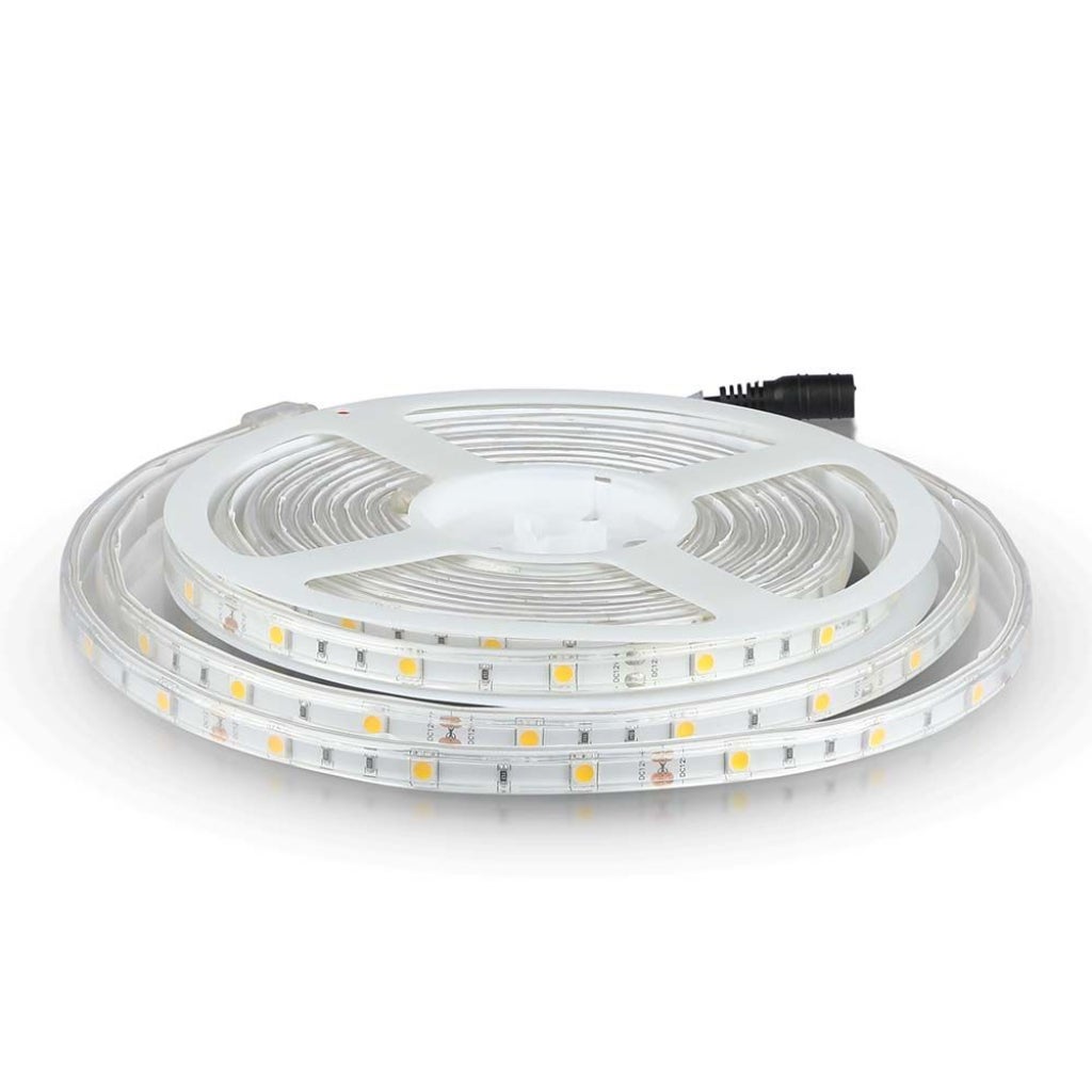 Taśma LED SMD5050 4,8W/m 5m 30 LED/m 12V 3000K IP65 10mm