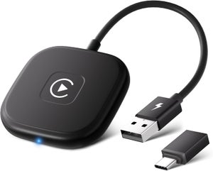 Adattatore Wireless 4 In 1 Per CarPlay E Android Auto – Plug And Play, Screen Mirroring E Chiamate